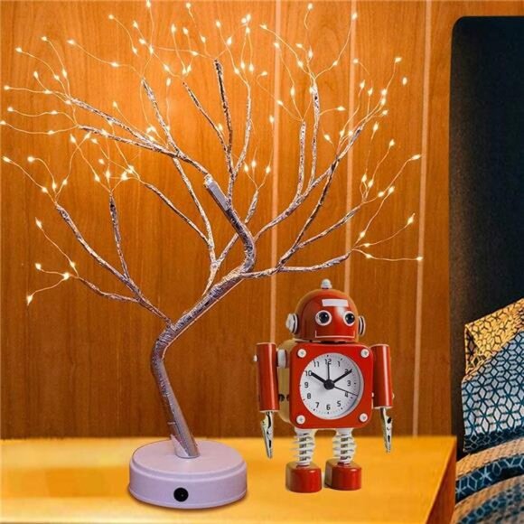 LED Tabletop Bonsai Tree Light, Aesthetic Tree Lamps for Living Room, - Picture 11 of 14